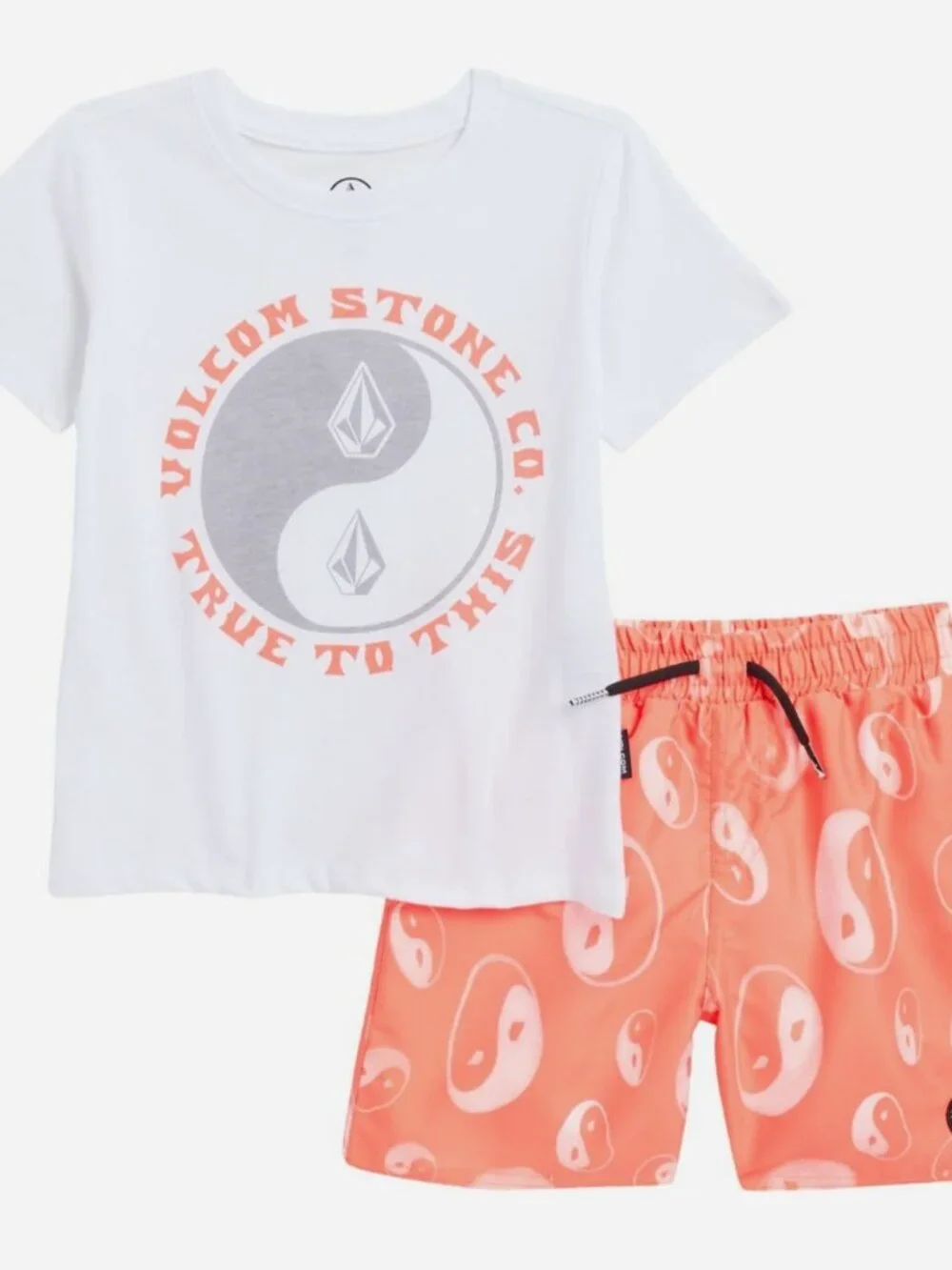 Toddler Boys Volcom T-Shirt & Swim Shorts Set Size 4T  New with Tags